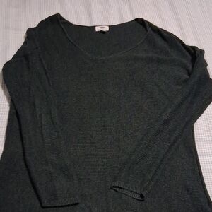 Old Navy Dark Green V-Neck Sweater